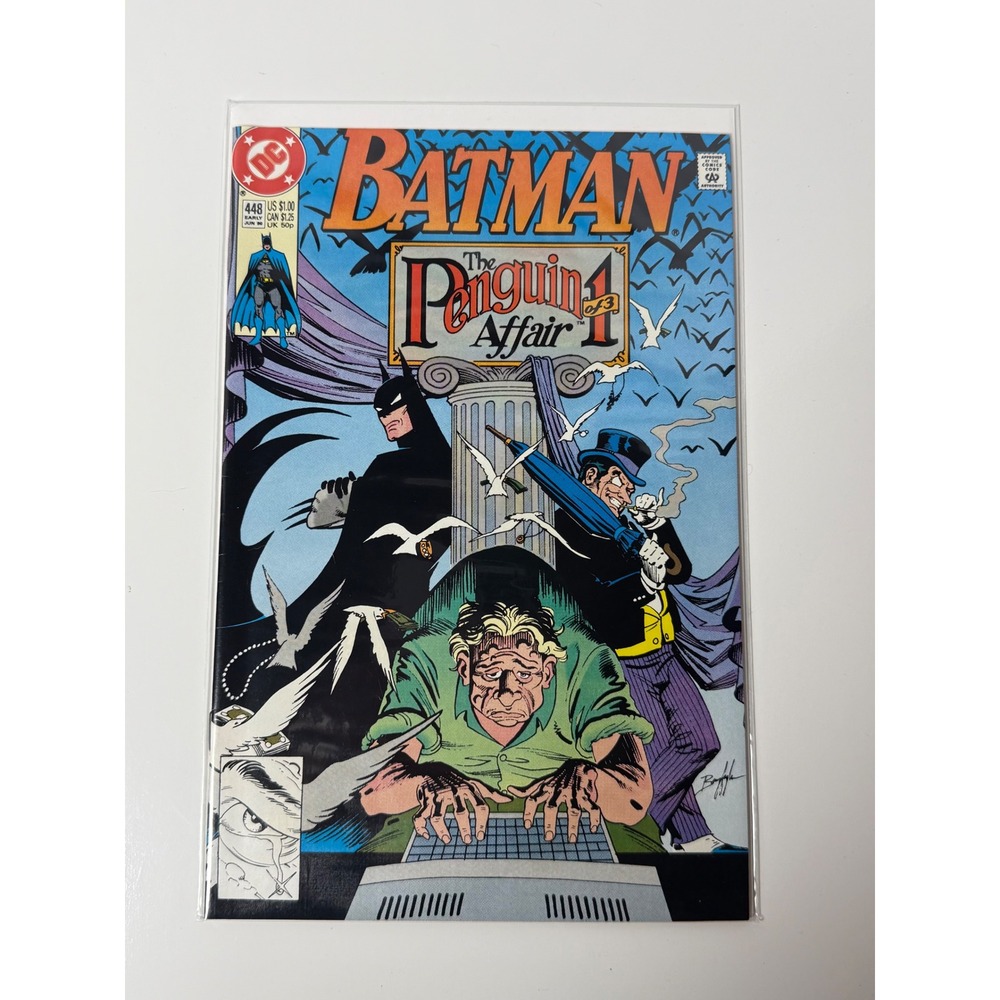 Batman 448 DC Comics 1990 The Penguin Affair Part 1 Norm Breyfogle Cover Art